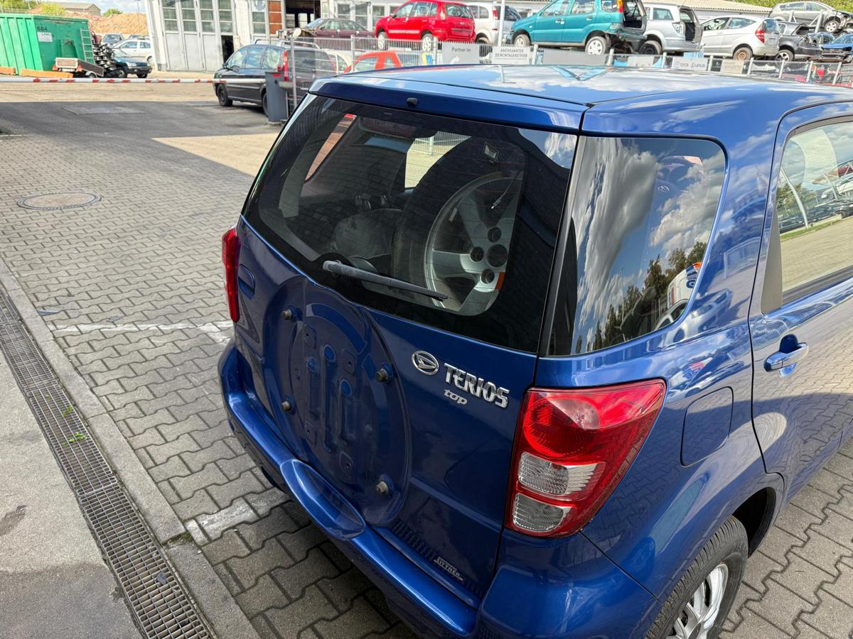 Daihatsu Terios II J2 original Heckklappe Hecktür B58 Blue Pearl Rohbau BJ07